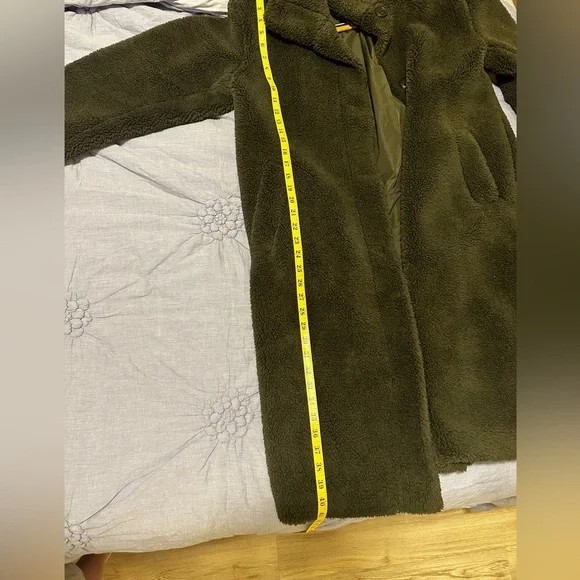 Gap Forest Green Sherpa Coat - Picture 4 of 4